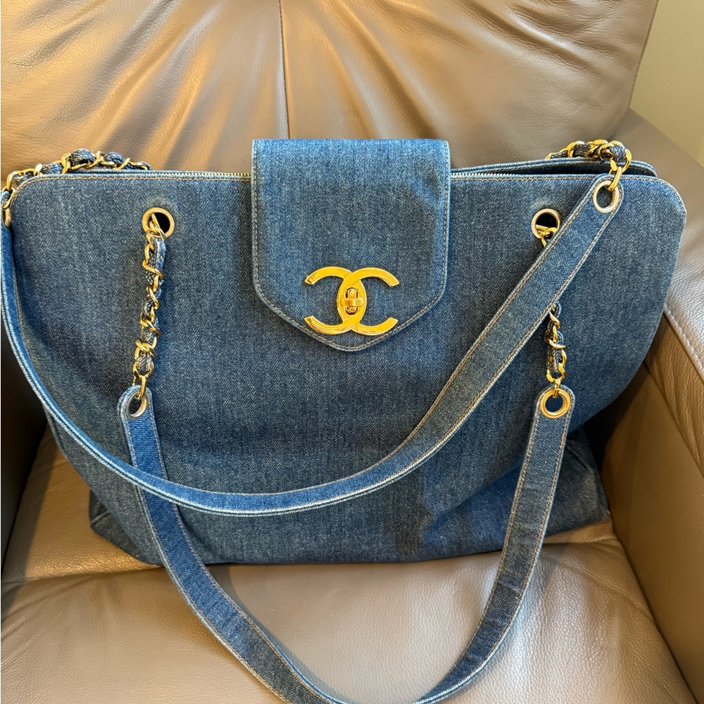 Chanel Denim Supermodel Tote